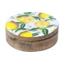 Boîte Décorative Signes Grimalt Lemon Bois de manguier 20 x 6 x 20 cm