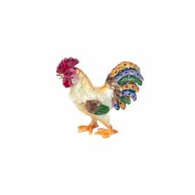 Boîte Décorative Signes Grimalt Coq Métal 3 x 7 x 8 cm