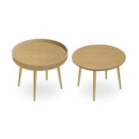 Set of 2 tables Signes Grimalt MDF Wood 50 x 40 x 50 cm