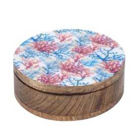 Decorative box Signes Grimalt Coral Wood 20,5 x 6,5 x 20,5 cm