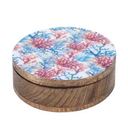 Decorative box Signes Grimalt Coral Wood 20,5 x 6,5 x 20,5 cm