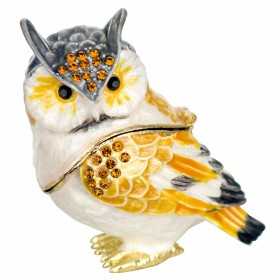 Decorative box Signes Grimalt Owl Metal 4 x 7 x 6 cm