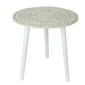 Side table Signes Grimalt White MDF Wood 60 x 62 x 60 cm