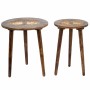 Jeu de 2 tables Signes Grimalt Marron Bois 41 x 47 x 41 cm