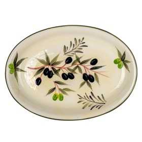 Assiette plate Signes Grimalt Olive Dolomite 28 x 4,5 x 39 cm