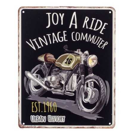 Wall Decoration Signes Grimalt Motorbike Black 0,1 x 25 x 20 cm