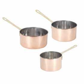 Set of Cookware Signes Grimalt 3 Units Brass 18 x 9 x 32 cm