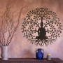 Wall Decoration Signes Grimalt Tree Buddha Black 0,2 x 58 x 60 cm