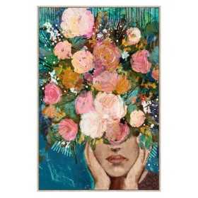 Cadre Signes Grimalt Fleurs Femme Peinture 4,5 x 123 x 83 cm