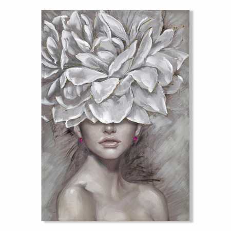 Cadre Signes Grimalt Fleurs Femme Acrylique Peinture 3 x 100 x 70 cm