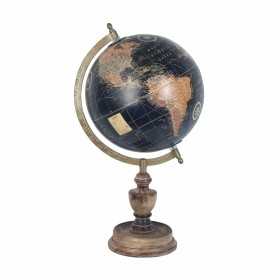 Globe terrestre Signes Grimalt Noir Métal 20 x 39 x 22 cm