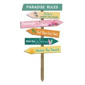 Wanddekoration Signes Grimalt Paradise rules 1,5 x 75 x 40 cm