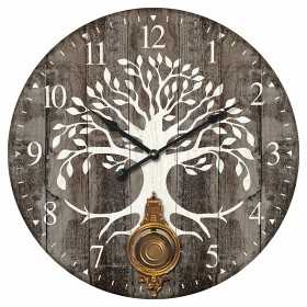 Wall Clock Signes Grimalt Tree MDF Wood 2 x 58 x 58 cm