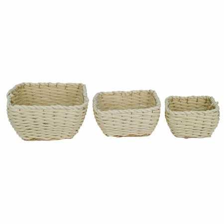 Basket set Signes Grimalt Vegetable fibre 28 x 15 x 28 cm