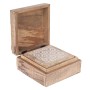 Set dekorativer Karten Signes Grimalt Holz 18 x 8 x 18 cm