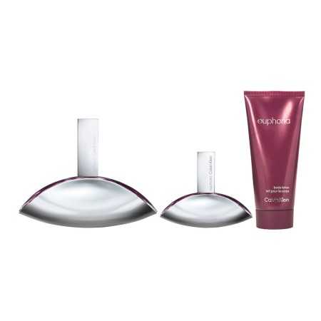 Parfymset Damer Calvin Klein Euphoria 3 Delar