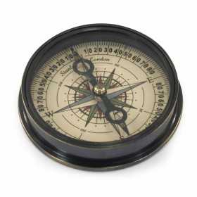 Deko-Figur Signes Grimalt Schwarz Kompass 8,5 x 1,5 x 8,5 cm