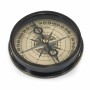 Prydnadsfigur Signes Grimalt Svart Kompass 8,5 x 1,5 x 8,5 cm