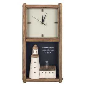 Horloge de table Signes Grimalt Phare Bois 6,5 x 61 x 29,5 cm