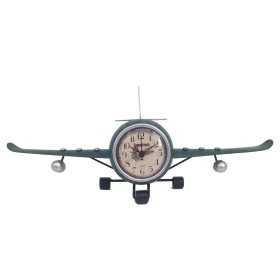 Asztali óra Signes Grimalt Flygplan Metall Vintage 8 x 16,5 x 42 cm