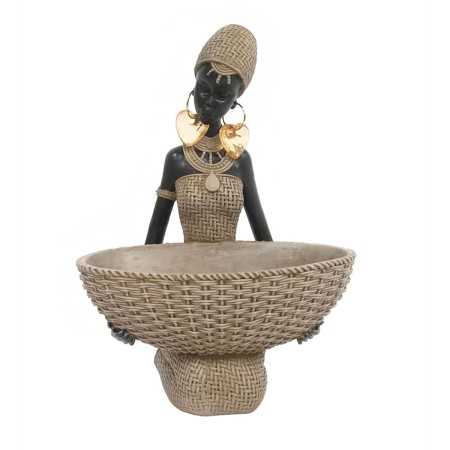 Figurine Décorative Signes Grimalt Africaine Marron 15 x 23 x 16 cm