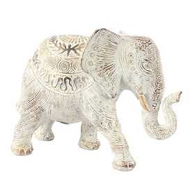 Deko-Figur Signes Grimalt Elefant Weiß 9,5 x 15 x 20 cm