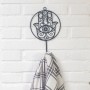 Wall mounted coat hanger Signes Grimalt Hand Metal 5,5 x 28 x 18 cm
