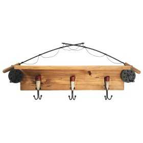 Wall mounted coat hanger Signes Grimalt Wood 10 x 26,5 x 66 cm