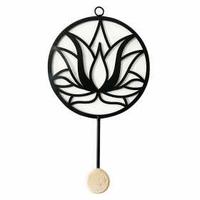 Wall mounted coat hanger Signes Grimalt Lotus Flower Metal 5,5 x 28 x 18 cm