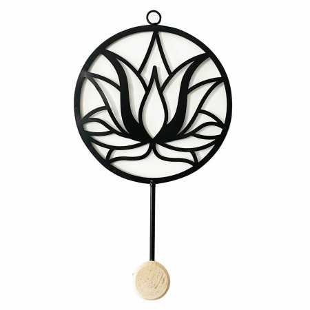 Väggmonterad rockhängare Signes Grimalt Lotus Flower Metall 5,5 x 28 x 18 cm