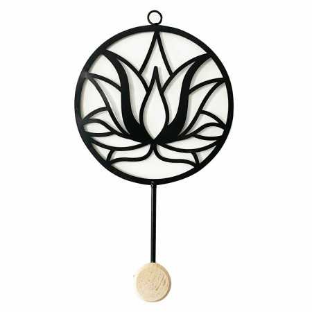 Wall mounted coat hanger Signes Grimalt Lotus Flower Metal 5,5 x 28 x 18 cm