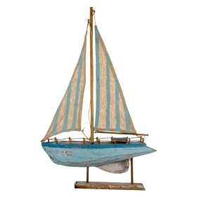 Deko-Figur Signes Grimalt Segelboot Blau 7 x 61 x 40 cm