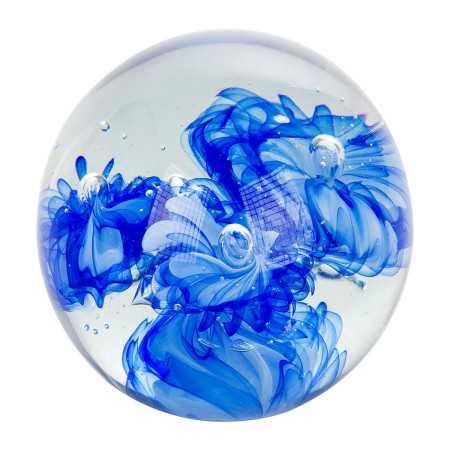 Paperweight Signes Grimalt Blue Glass Crystal