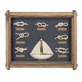 Wall Decoration Signes Grimalt Ship 4 x 36 x 43,5 cm