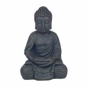 Decorative Figure Signes Grimalt Black Buddha 17 x 35 x 23 cm
