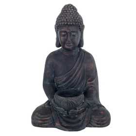 Deko-Figur Signes Grimalt Schwarz Buddha Lehm 23 x 46 x 30 cm