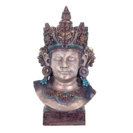 Prydnadsfigur Signes Grimalt Multicolour Buddha Harts 21,5 x 44 x 24,5 cm