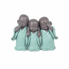 Decorative Figure Signes Grimalt Blue Buddha Resin 5 x 11 x 14 cm