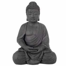 Decorative Figure Signes Grimalt Black Buddha Clay 26 x 48 x 33 cm