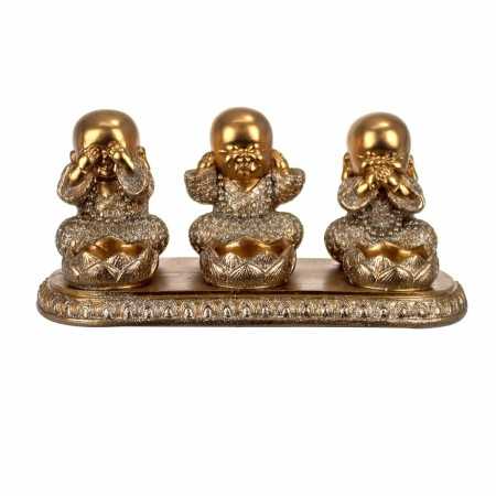 Figurine Décorative Signes Grimalt Buda Résine 11 x 11 x 24 cm (3 Pièces)