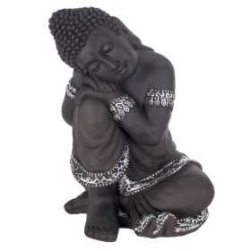 Deko-Figur Signes Grimalt Schwarz Buddha Lehm 26 x 41 x 29 cm