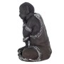 Decorative Figure Signes Grimalt Black Buddha Clay 26 x 41 x 29 cm