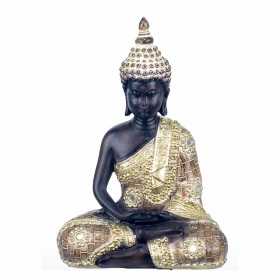 Decorative Figure Signes Grimalt Buddha Grey Resin 9 x 24,5 x 17 cm