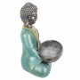 Decorative Figure Signes Grimalt Green Buddha Blue 14 x 25 x 19 cm