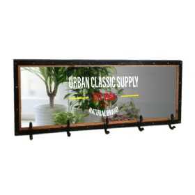 Väggmonterad rockhängare Signes Grimalt Urban Classic Supply Speglar 5 Klädhängare Trä 10 x 40 x 100 cm