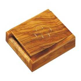 Kartenspiele Signes Grimalt Olivenholz 8,5 x 3,5 x 11,5 cm