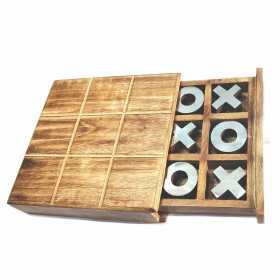 Three-in-a-Row Game Signes Grimalt Wood 18 x 4 x 18 cm