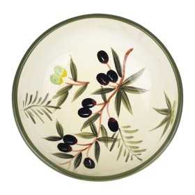 Mixing Bowl Signes Grimalt Olive White Dolomite 26 x 9,5 x 26 cm