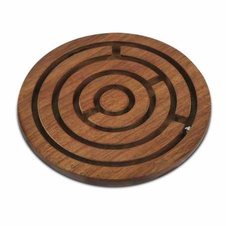 Maze Game Signes Grimalt Wood 12,5 x 1,5 x 12,5 cm