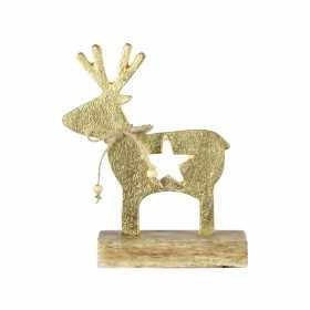 Decorative Figure Signes Grimalt Christmas Reindeer Wood 5 x 20 x 16,5 cm